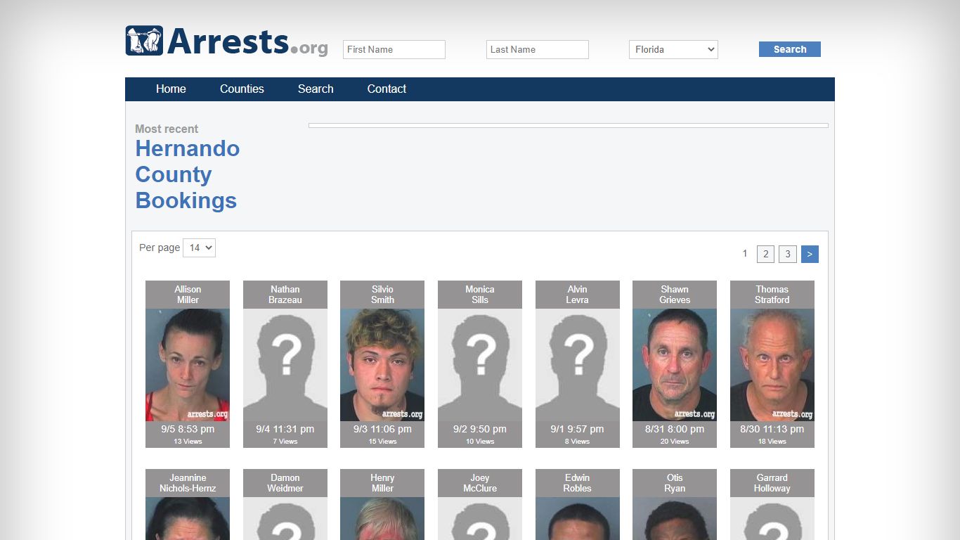 Hernando County Arrests and Inmate Search